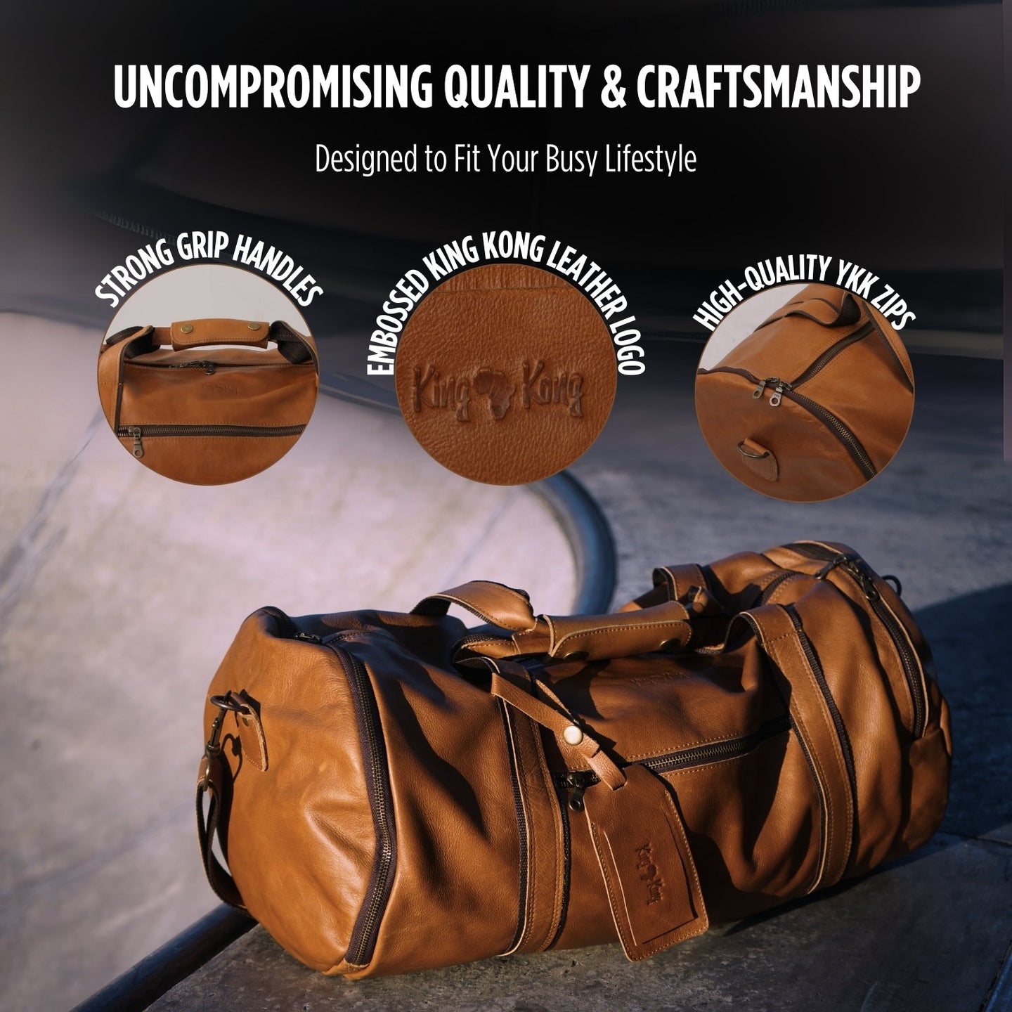 Stockman Weekender Sport Gym Duffel Bag with Waterproof Lining