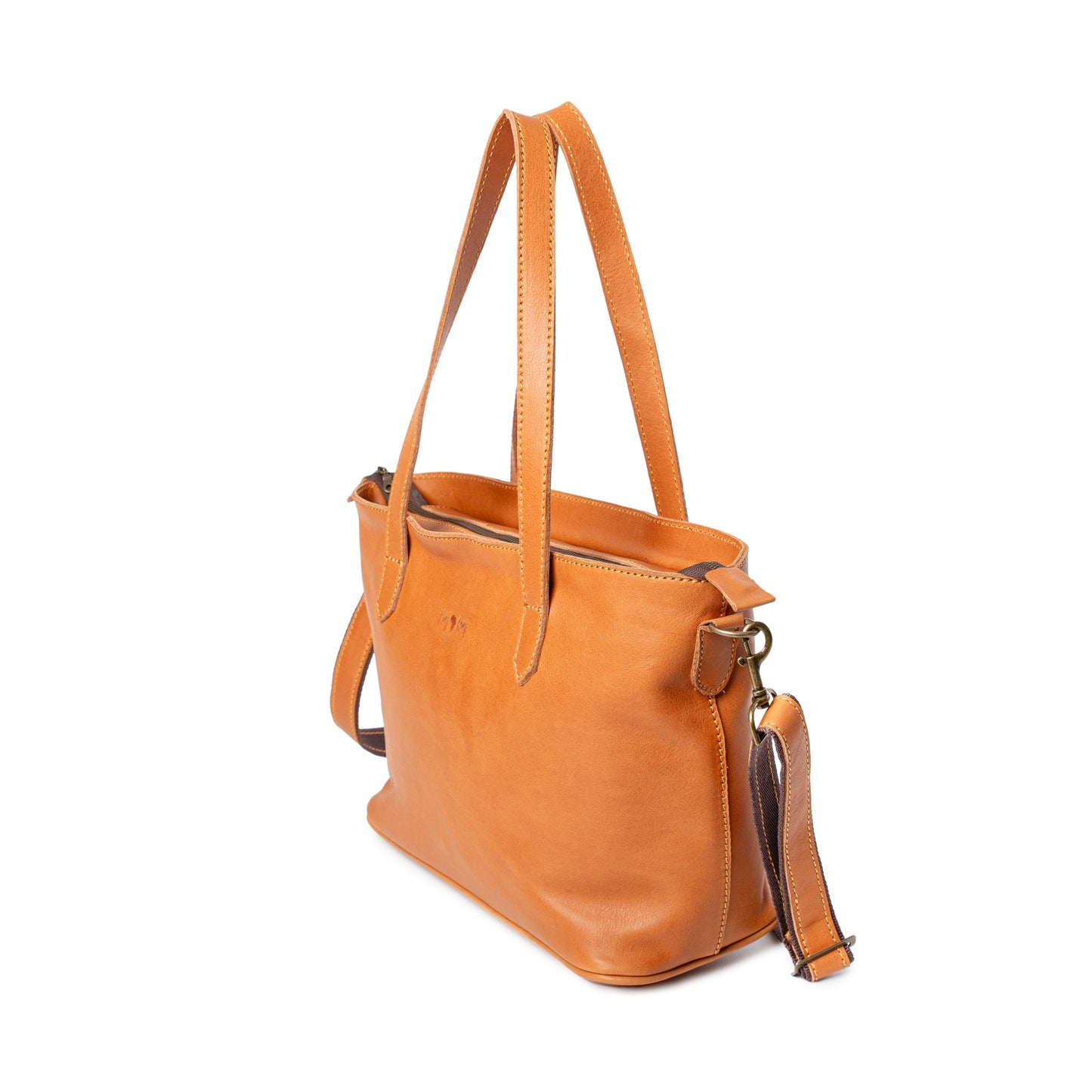 King Kong Leather 15 inch Buffalo Laptop Tote Handbag