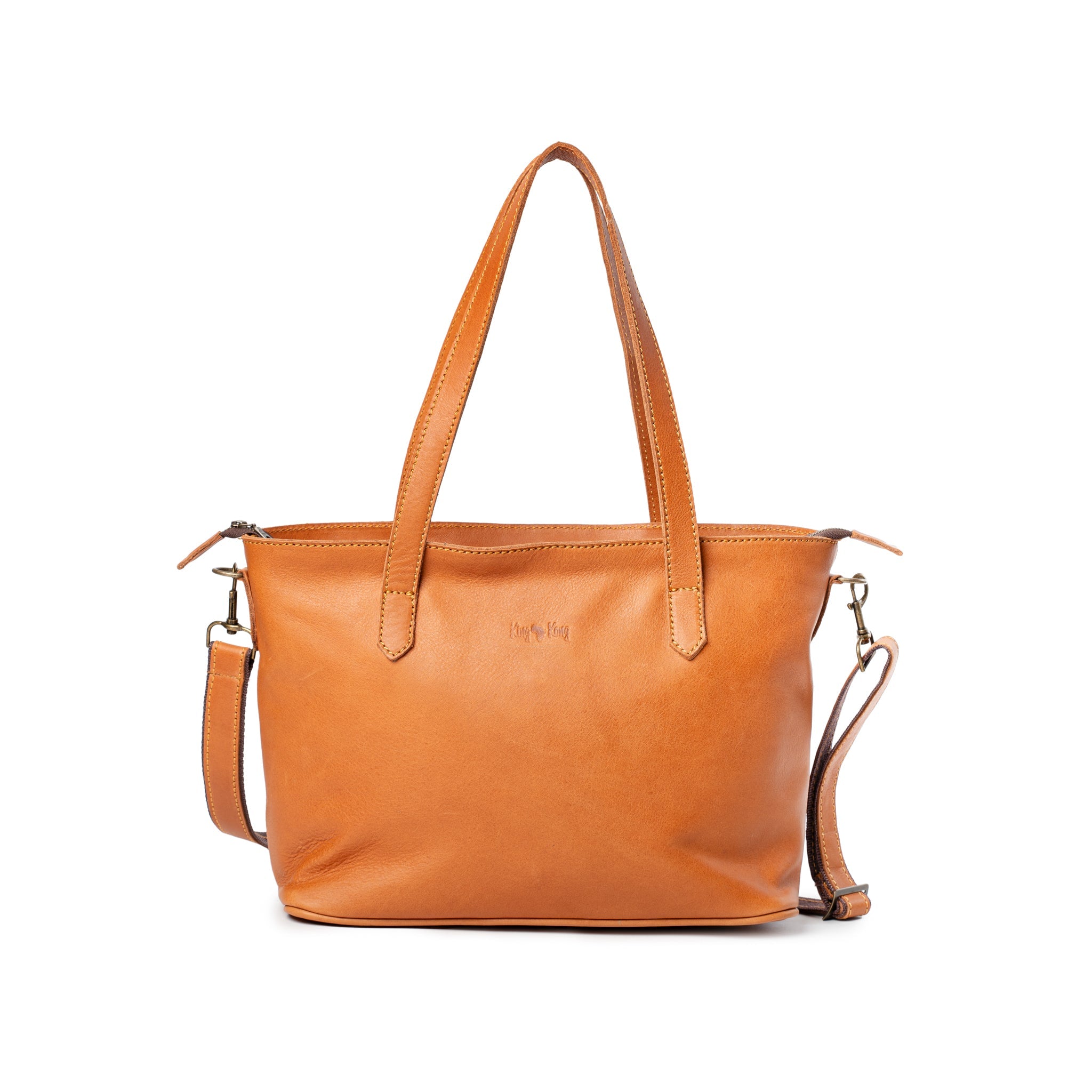 King Kong Leather 15 inch Buffalo Laptop Tote Handbag